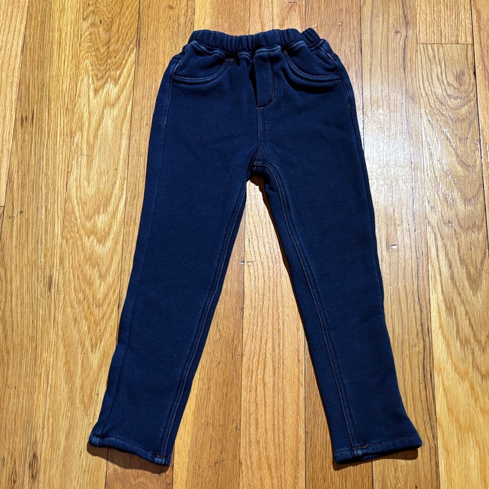 Deux par Deux Plush Lined‎ Denim Jeggings